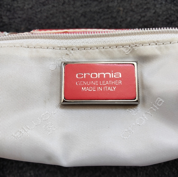 Cromia leather shoulder bag 👜 purse - Picture 5 of 9